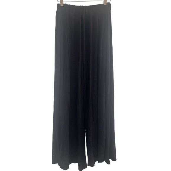 ✨FREE PEOPLE BEACH ALIA WIDE LEG SZ XS PANTS BLACK✨ - Picture 4 of 7